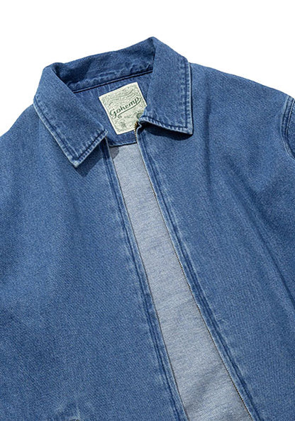 GOHEMP ゴーヘンプ | SOLID JAPA JAN / フロントジップデニムジャケット カラー:USED WASH
