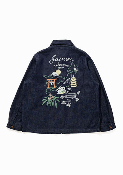 GOHEMP ゴーヘンプ | JAPAJAN / フロントジップデニムジャケット カラー:ONE WASH