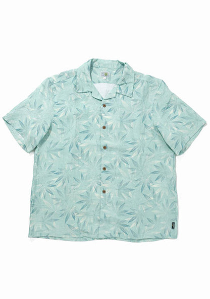 GOHEMP ゴーヘンプ | OPEN MIND SHIRTS leaf pattern カラー : GREEN