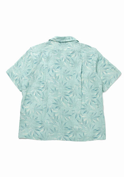GOHEMP ゴーヘンプ | OPEN MIND SHIRTS leaf pattern カラー : GREEN