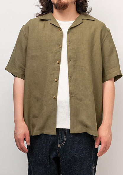GOHEMP ゴーヘンプ | OPEN MIND SHIRTS -PLANE- カラー : MOSS GREEN