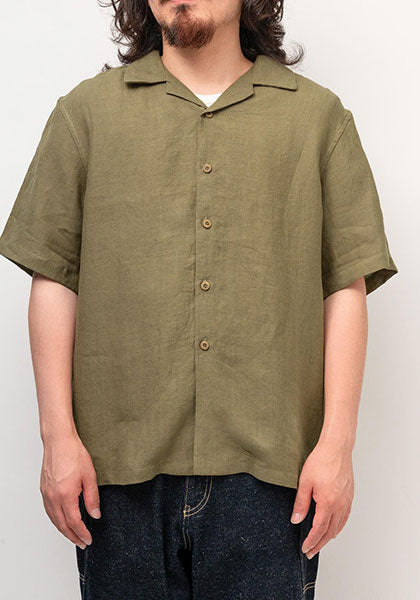 GOHEMP ゴーヘンプ | OPEN MIND SHIRTS -PLANE- カラー : MOSS GREEN