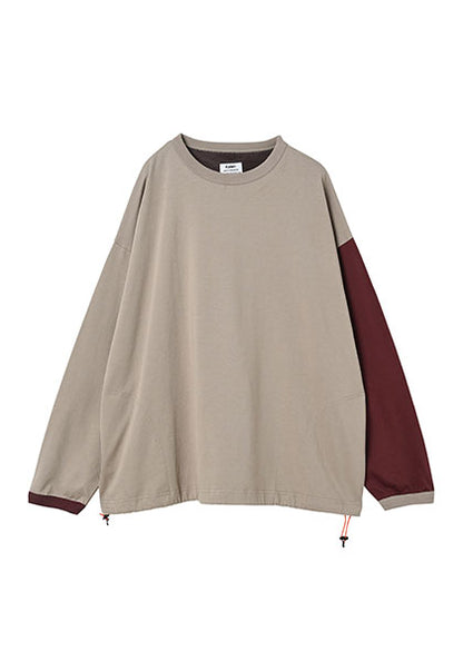 KELEN ケレン | BI COLOR SLEEVE TOP バイカラーカットソー