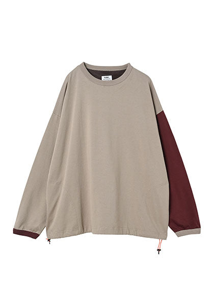 KELEN ケレン | BI COLOR SLEEVE TOP バイカラーカットソー