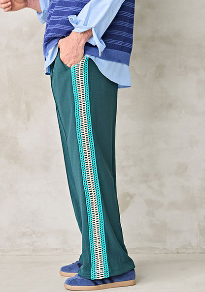 KELEN ケレン | KNIT LINE TROUSER カラー:GREEN