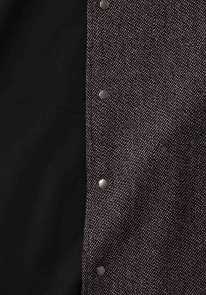 KELEN ケレン | REVERSIBLE CHECK COAT / リバーシブルチェックコート [CHARCOAL]