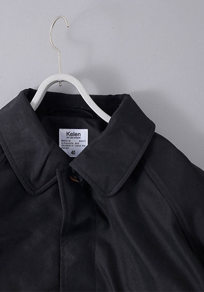 KELEN ケレン | BAL COLLAR COAT / バルカラーコート カラー:BLACK