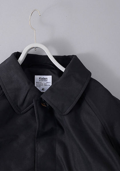 KELEN ケレン | BAL COLLAR COAT / バルカラーコート カラー:BLACK