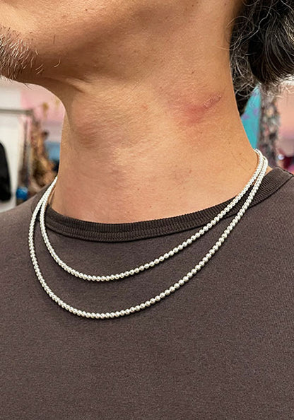 Indian Jewelry (インディアン ジュエリー) SHINY NAVAJO PEARLS NECKLACE ナバホパールネックレス 45cm