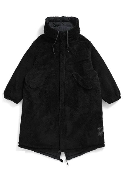 TAION 体温 リバーシブル ダウン×ボア モッズジャケット