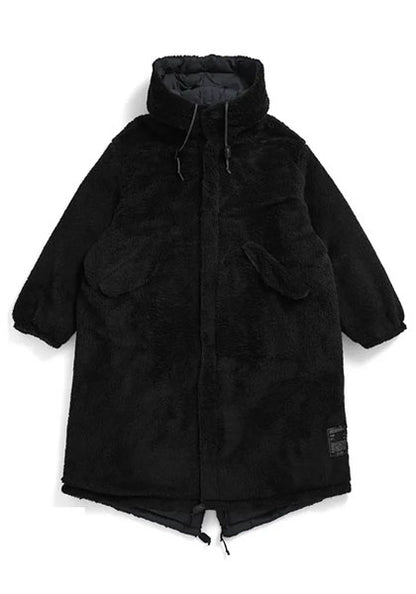 TAION 体温 リバーシブル ダウン×ボア モッズジャケット